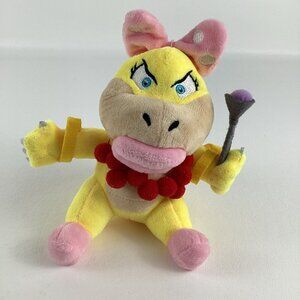 Nintendo Super Mario Wendy O Koopa 7" Plush Stuffed Animal Toy Koopaling